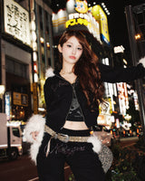 Ninety Girl Rhinestone Pants