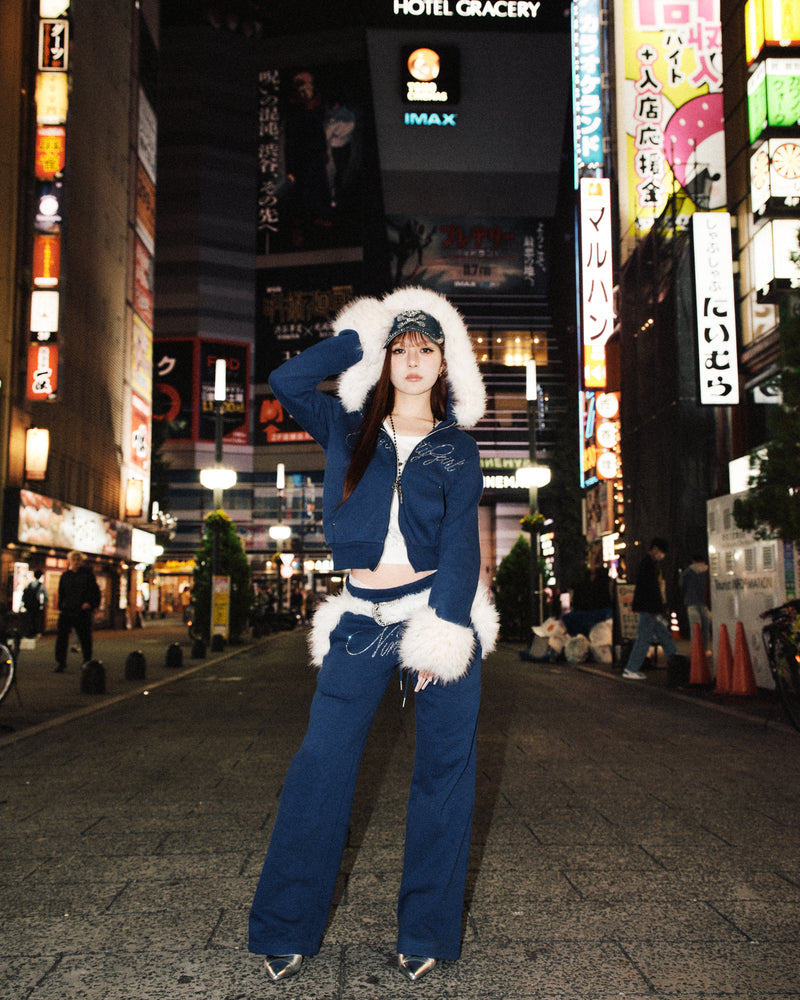 Ninety Girl Rhinestone Pants