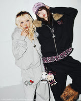 ×HELLO KITTY Studded Mesh Cap 