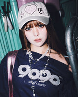 OG Logo Glitter 露肩卫衣 