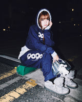 OG Logo Glitter Zip Hoodie