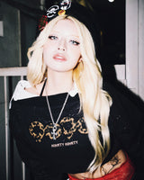 OG Logo Glitter 露肩卫衣 