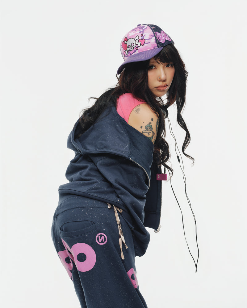 90 Logo Glitter Sweat Pants