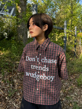 WB classic check shirt 