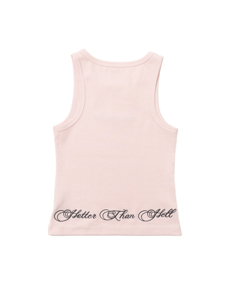 CURSIVE RIB TANKTOP – YZ