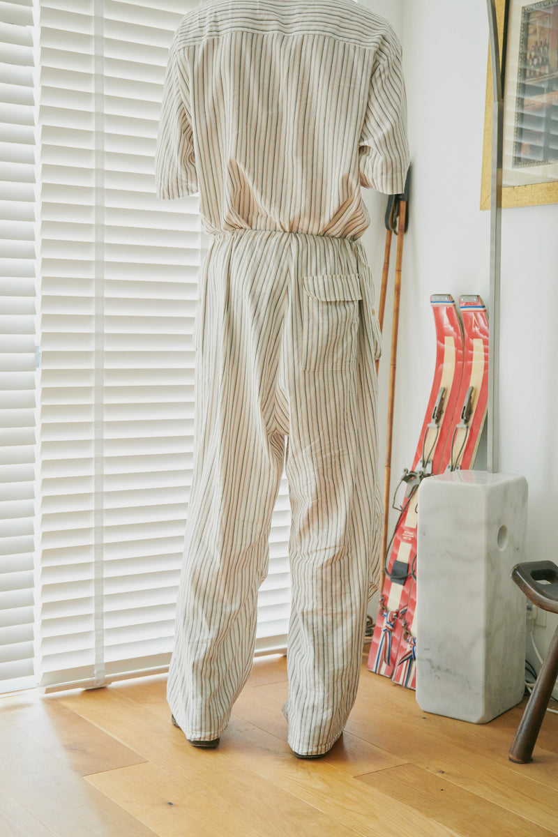 stripe relax pajamas shirts