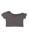 EYELET OFF-SHOULDER TOPS 