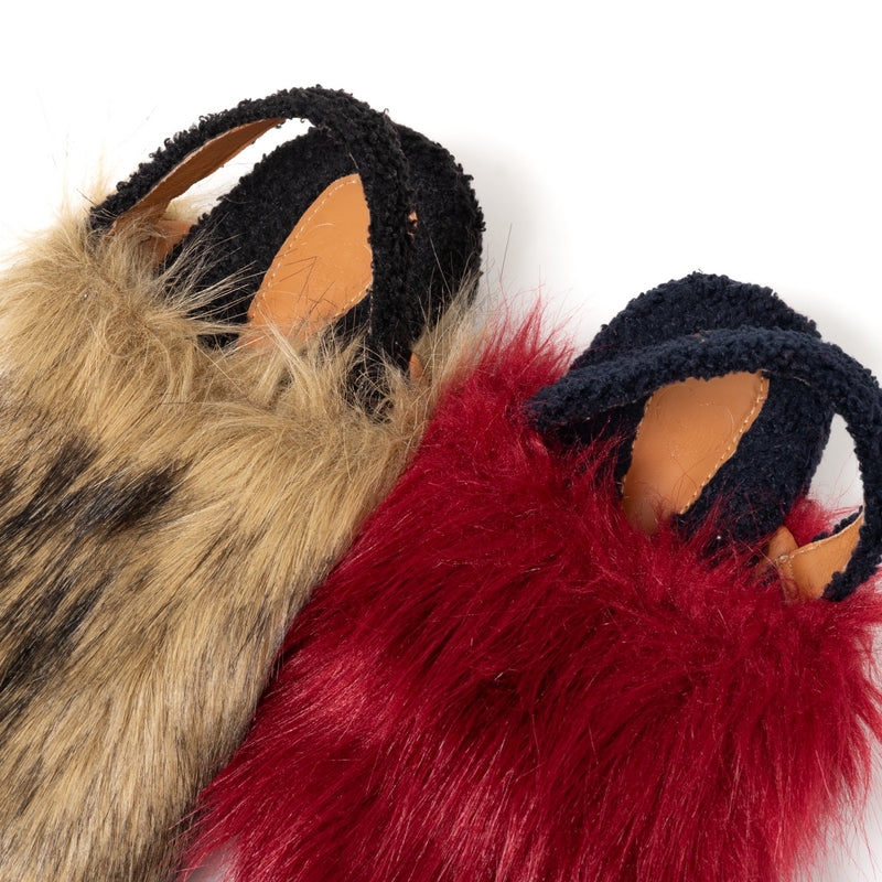 FUR SANDAL