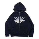 King Logo Front Zip Hoodie