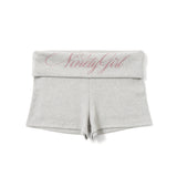 十字标志铆钉迷你短裤 