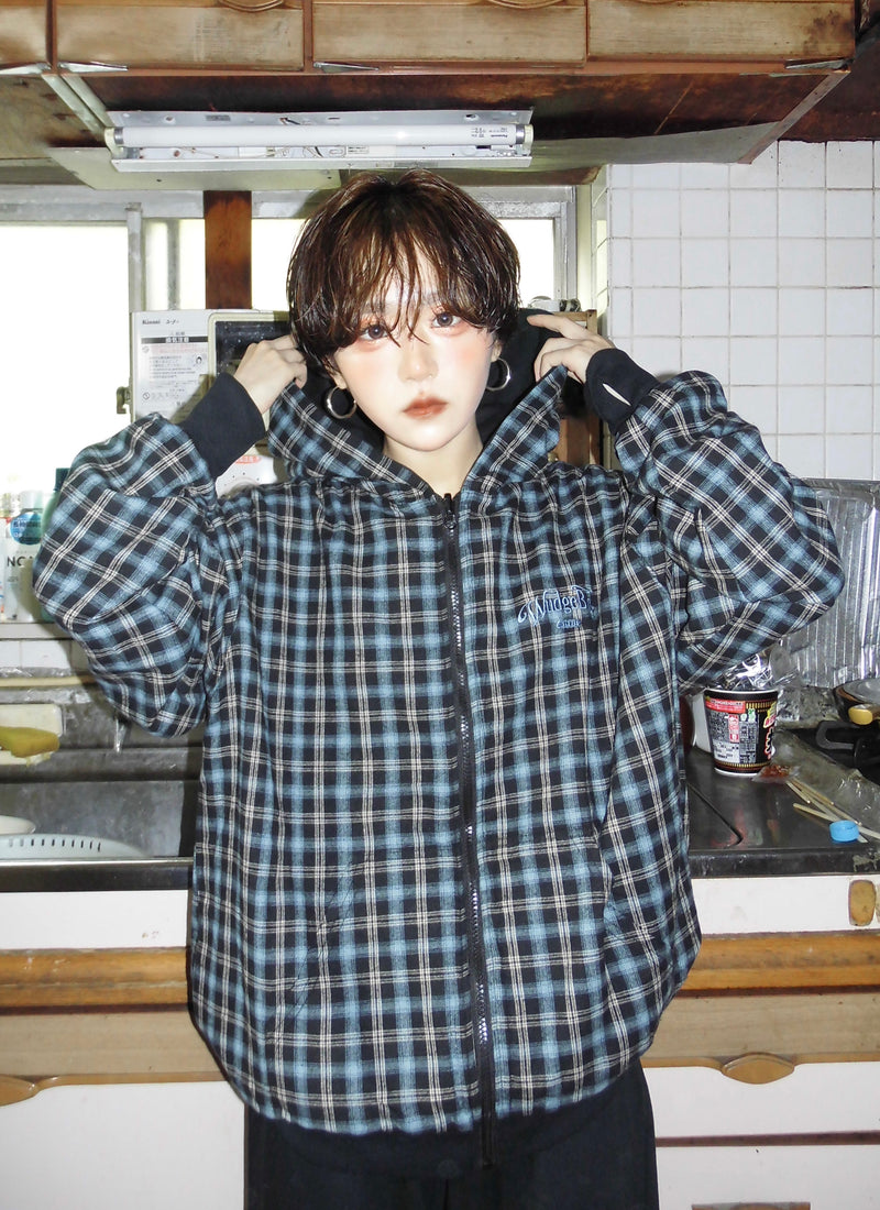 check reversible zip parker 