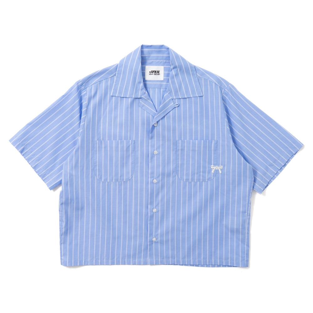 Striped open collar shirt – YZ