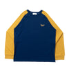 universal logo raglan ls tee