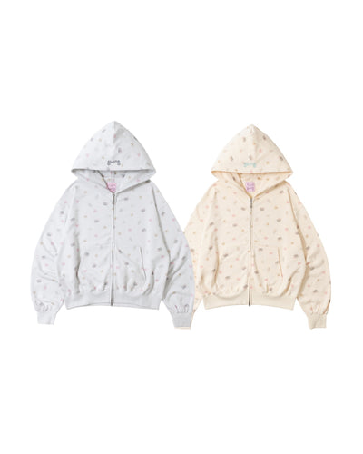 twins Room Zip Hoodie 