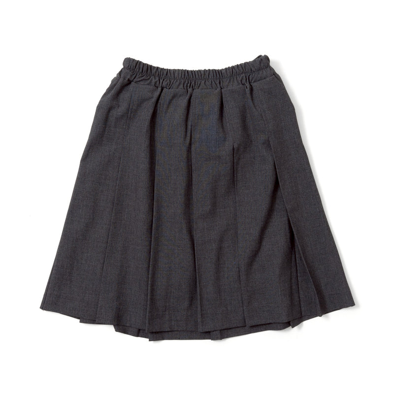 layered wrap midi skirt