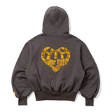 wiggle wiggle × HTH heart logo  hoodie