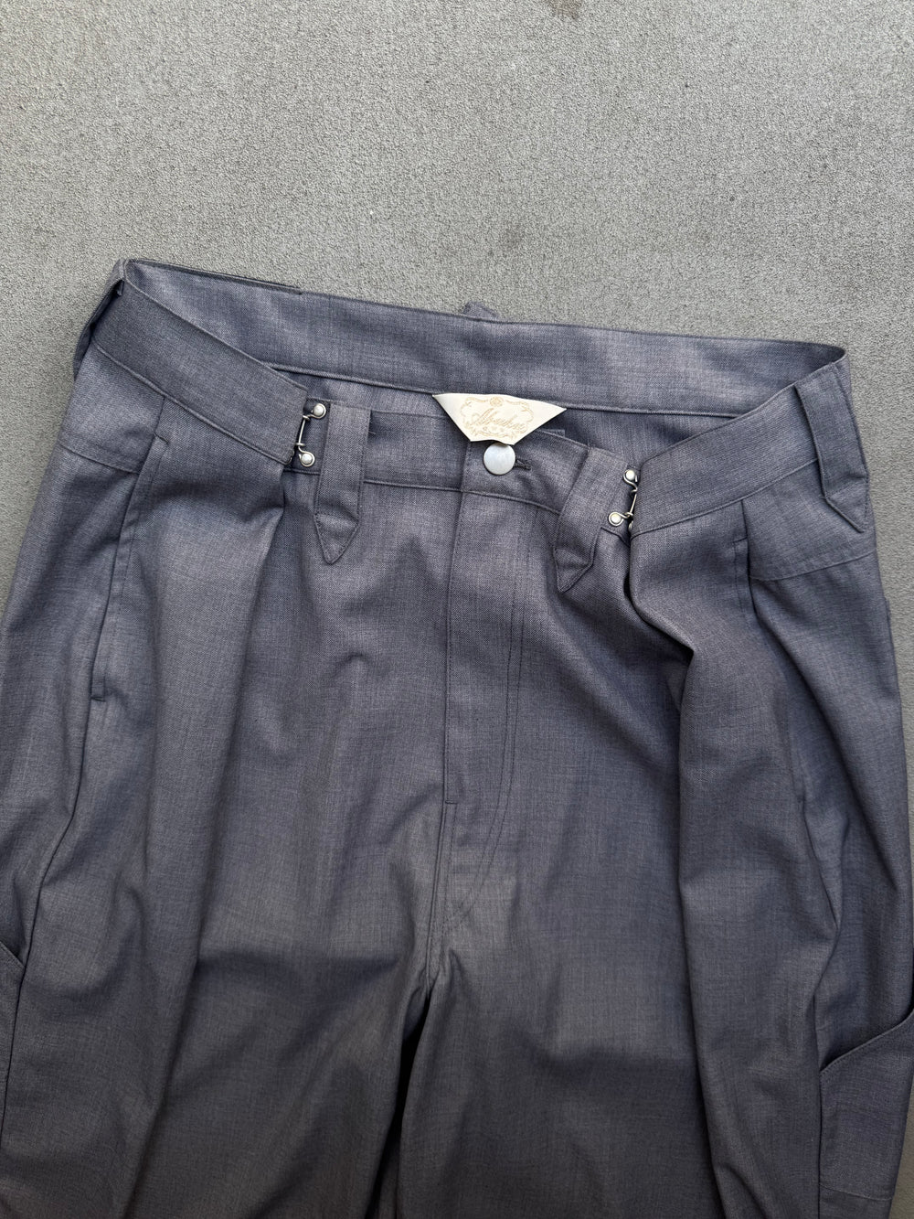 Wide Baggy Hook Western Slacks – YZ