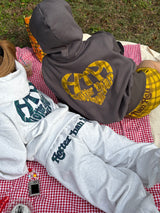 wiggle wiggle × HTH heart logo  hoodie