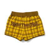 wiggle wiggle × HTH check pattern mini shorts
