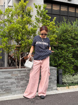 WAIST RIBBON CARGO PANTS