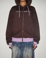 BICOLOR HEART LOGO HOODIE 