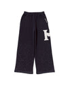H HEART RHINESTONE SWEAT PANTS