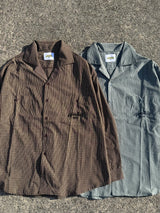 WB loose check shirt