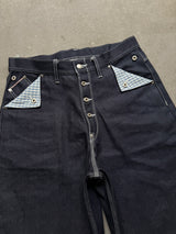 Selvedge Check Flap Buggy Jorts