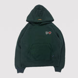 heart patch logo hoodie