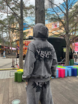 universal logo Premium crush EMB sweat pants