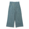 Random gradation buggy denim