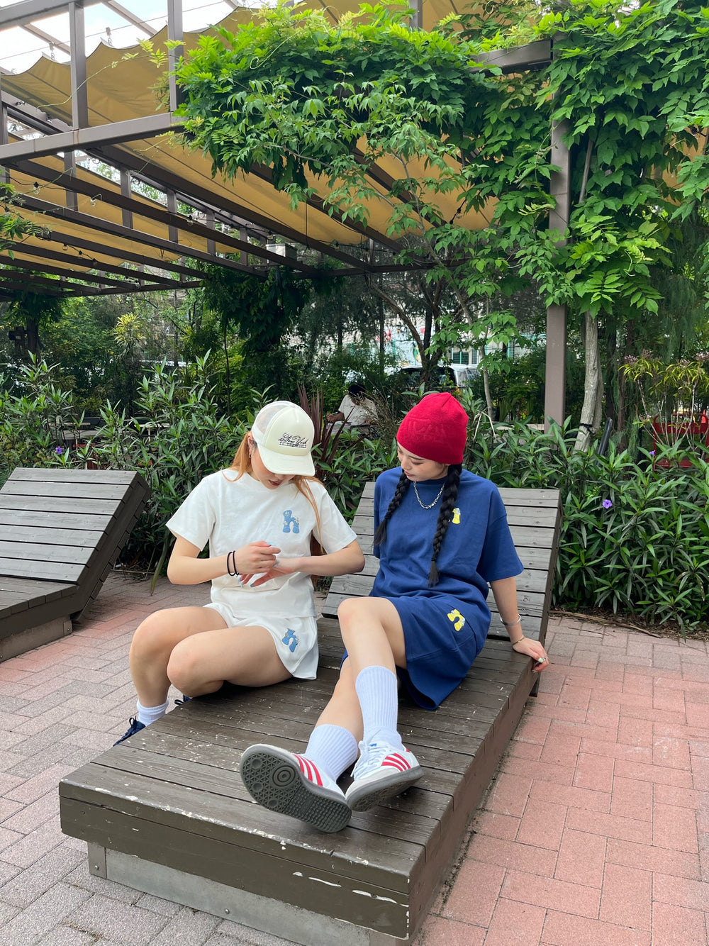 h flower logo short sleeve set up – YZ