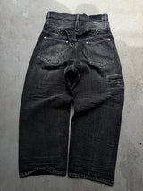 2-Layered Distressed Low-Rise Denim 