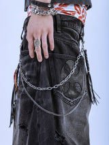 3way Feather Wallet Chain 