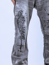 Fuga flare denim pants 