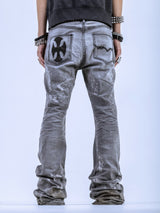 Fuga flare denim pants 