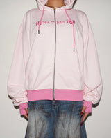 BICOLOR HEART LOGO HOODIE 