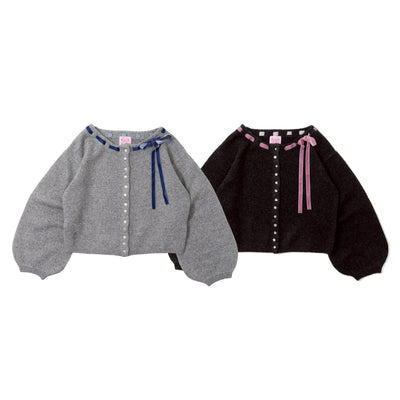 Ribbon Knit Cardigan
