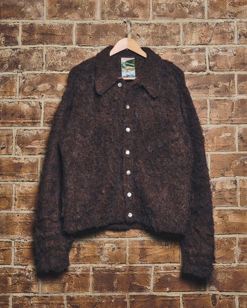ロージーモンスター　miroir mohair knit ノースリーブブラウン ロージーモンスター miroir mohair knit ノースリーブブラウン