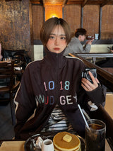 Patchwork track jacket