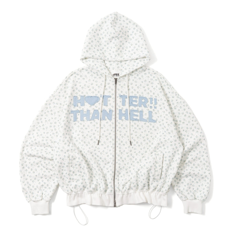 block logo zip hoodie – YZ