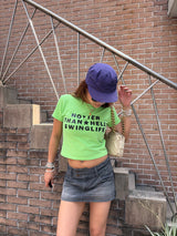 SPANGLE LOGO TEE 