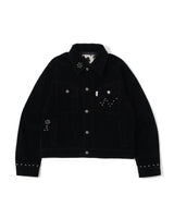 Classic studs suede jacket