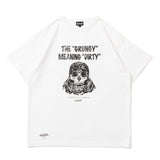 Schott×BADWAY skull graphic TEE