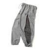 N logo side-zip nylon pants