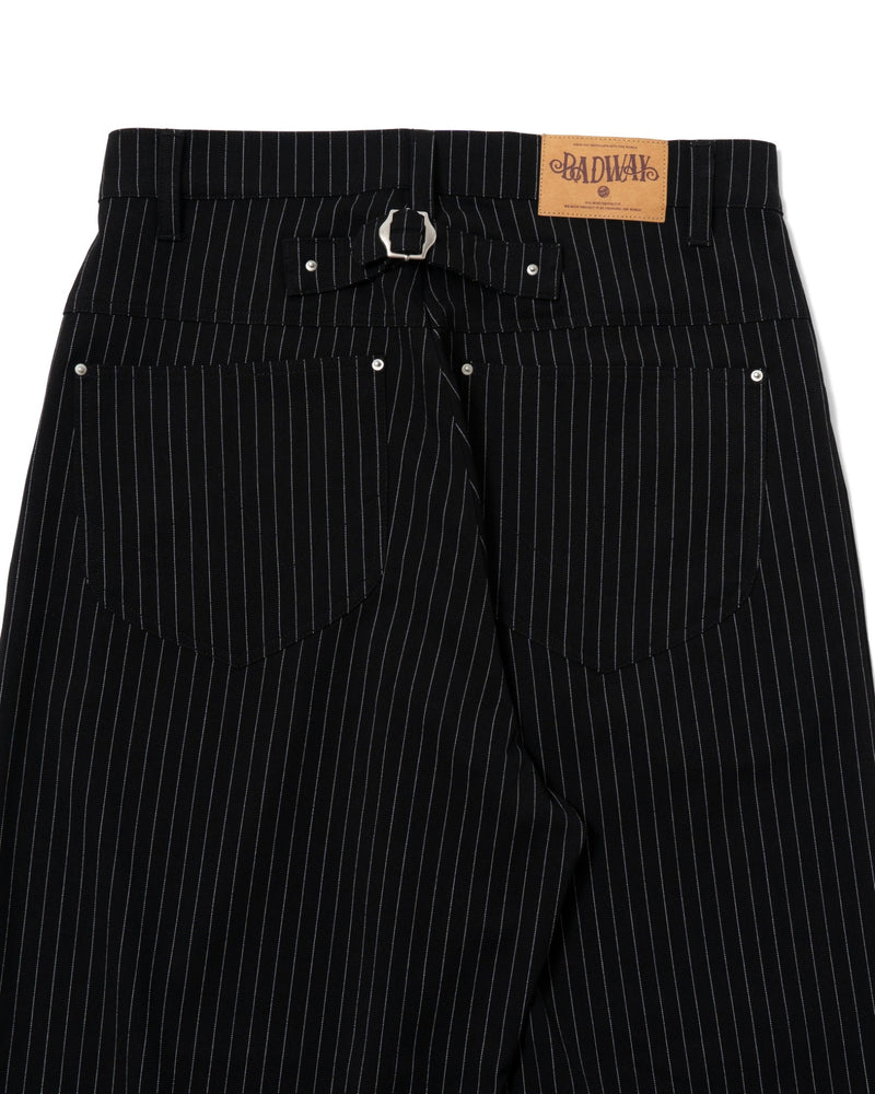 Flower studs stripe slacks – YZ