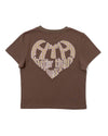 HEART LOGO APPLIQUE TEE