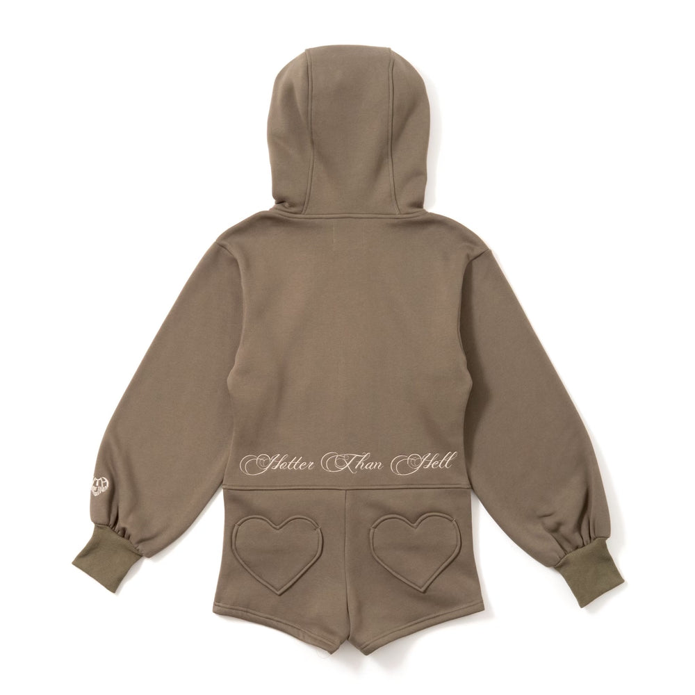 sweat hood romper – YZ