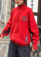 运动针织运动夹克 