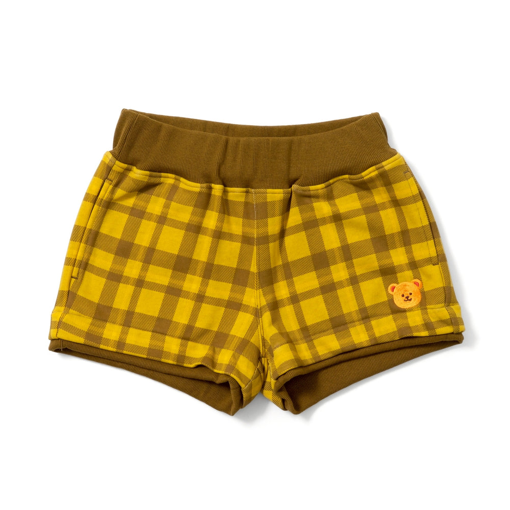 wiggle wiggle × HTH check pattern mini shorts – YZ